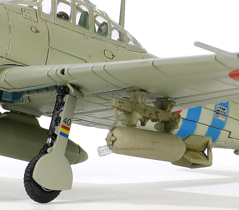 IJN Mitsubishi A6M2b (Model 21) Zero, 4th Hokotai, Carrier Hiryu, Pearl Habour 1941, 1:72, Forces of Valor 