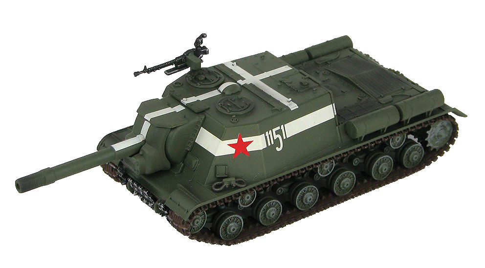 ISU-152 Tank Hunting, Soviet Assault Brigade, Berlin, 1945, 1:72, Hobby Master 