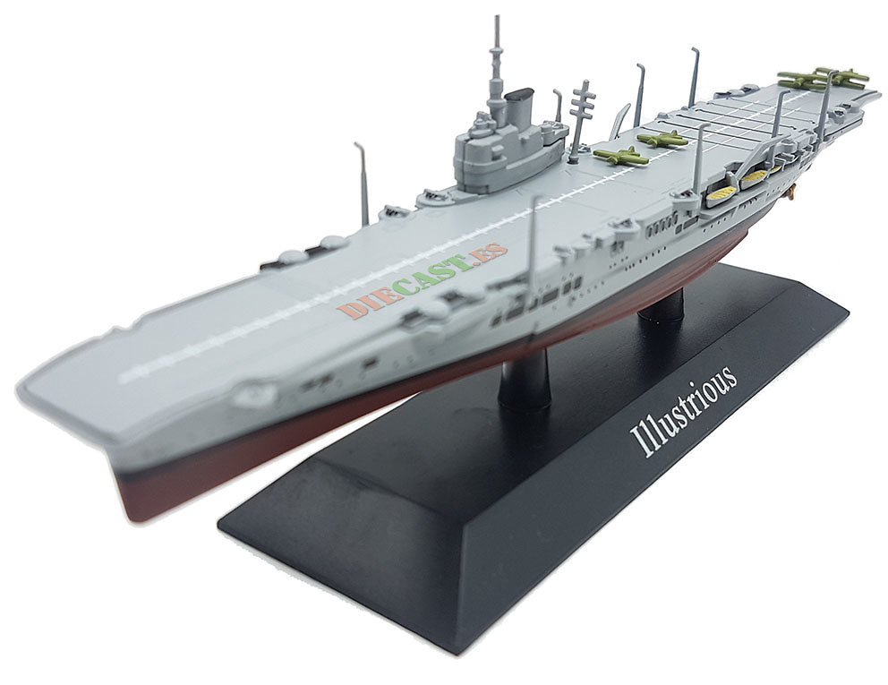 Illustrious aircraft carrier, British Royal Navy, 1940, 1: 1250, DeAgostini 