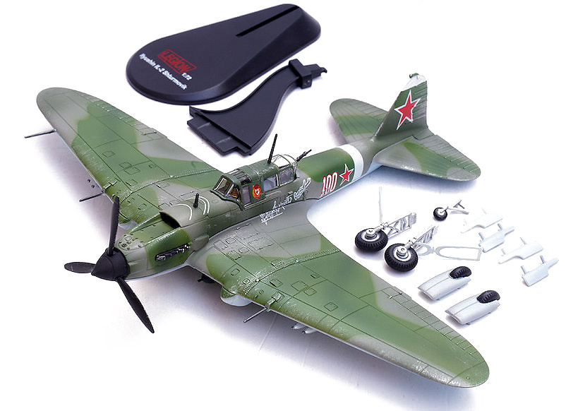 Ilyushin IL-2 Sturmovic, White 100, soviet air force, 1:72, Legion 