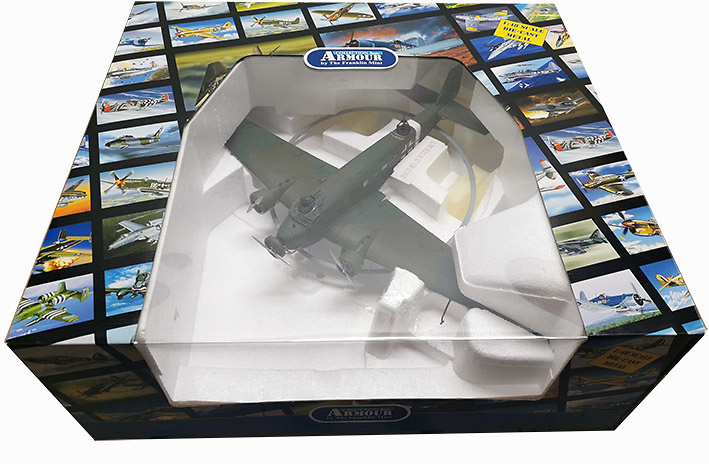 JU-52-3M, G6E MS (Minesweeper) Mausi, Luftwaffe, Minensuch-Gruppe, France, 1943. 1:48, Franklin Mint 