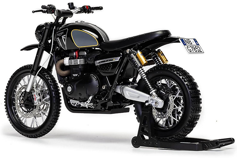 James Bond Triumph Scrambler 1200 (Matera) No Time to Die, 1:12, Corgi 