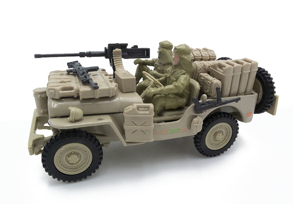 Jeep CJ-5, 1/4 ton, US Army, 1:43, Cararama 