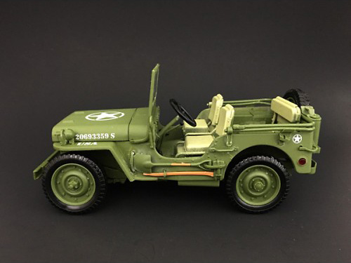 Jeep US Army, (green), World War 2, 1:18, American Diorama 