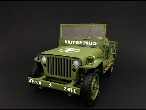 Jeep US Army, Military Police, World War II, 1:18, American Diorama 