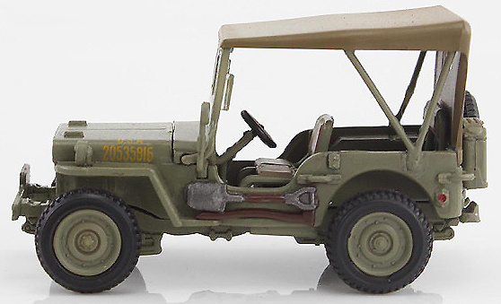 Willys Jeep,US Army, Gen. Douglas MacArthur, Leyte, Philippines, 1945, 1:72, Hobby Master 