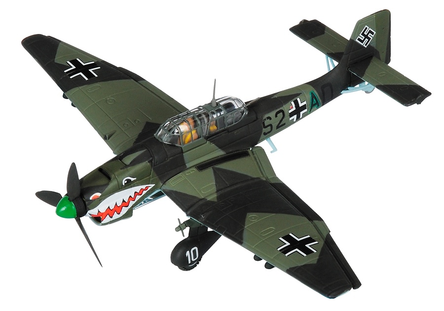 Ju87B1, St.G77, Stab II, S2+AC, Major Alfons Orthofer, Breslau, Germany 1939, 1:72, Corgi 