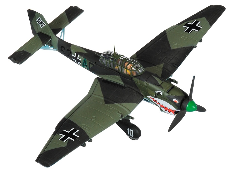 Ju87B1, St.G77, Stab II, S2+AC, Major Alfons Orthofer, Breslau, Germany 1939, 1:72, Corgi 