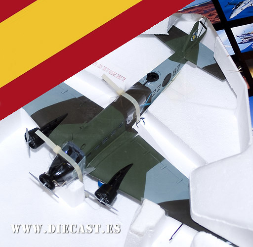 Junkers JU-52, Spain, 1:48, Franklin Mint 