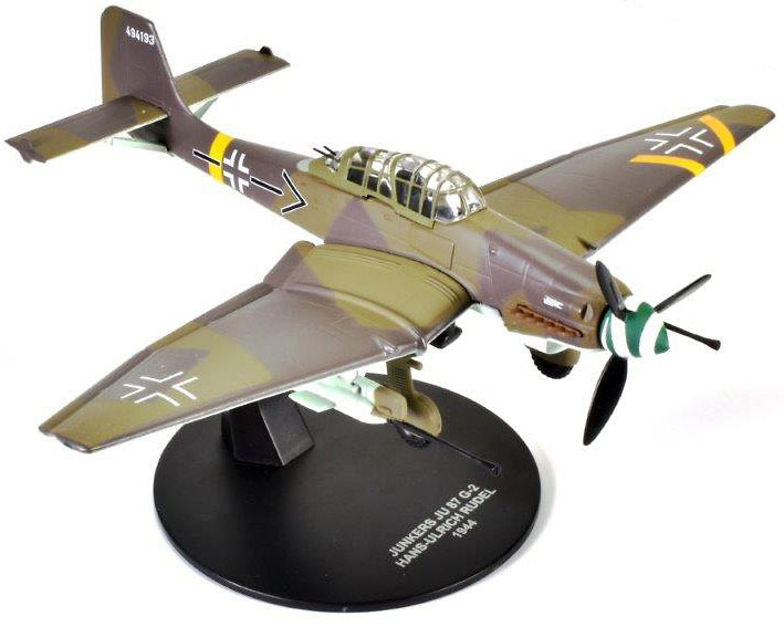 Junkers Ju-87 G-2, pilot Hans-Ulrich Rudel, 1944, 1:72, Atlas 