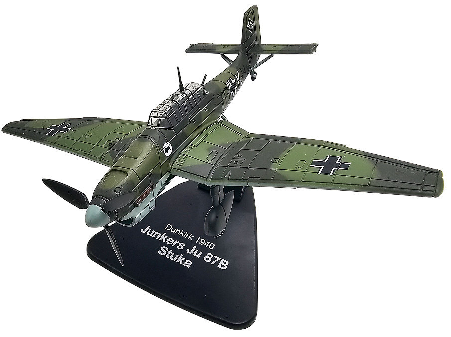 Junkers Ju 87B Stuka + Hakwer Hurricane Mk I, Dunkirk, 1940, 1:72, Atlas 