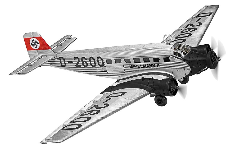 Junkers Ju52/3m D-2600 ‘Immelmann II’, Adolf Hitler’s personal transport aircraft, 1936, 1:72, Corgi 