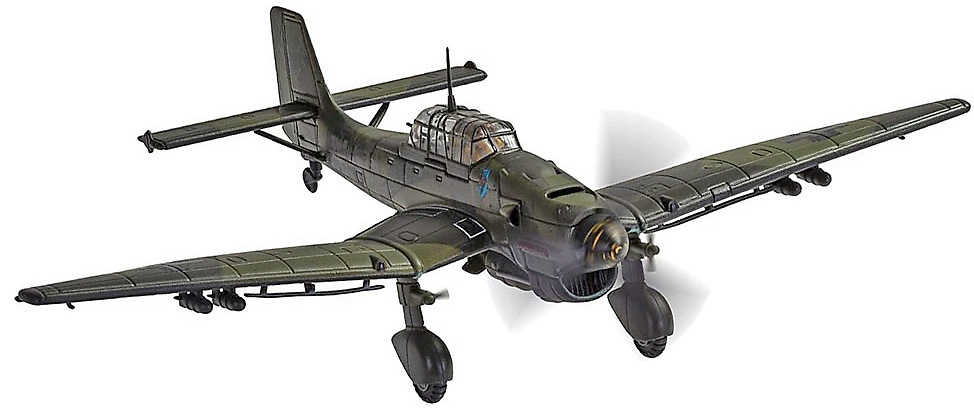 Junkers Ju87B-2, J9+BL, Luftwaffe 9./StG.1, St. Pol, France, November 1940, 1:72, Corgi 