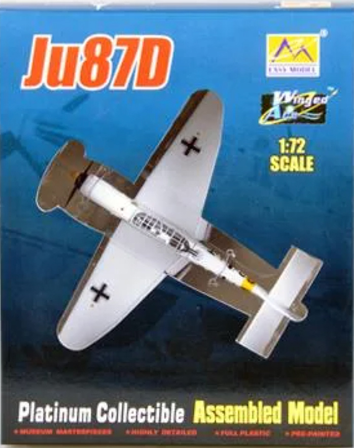 Junkers Ju87D-3, Stuka 1943, 1:72, Easy Model 