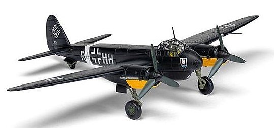 Junkers Ju88C-6 R4+HH, Gerhard Böhme, 1./NJG.2, Luftwaffe, Catania, Sicily, 1942, 1:72, Corgi 