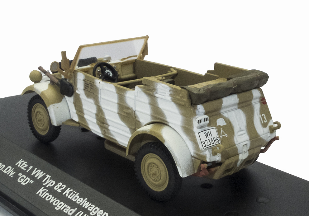 Kübelwagen Typ 82, Kfz.1 VW, Pz.GrenDiv. Gross Deutschland, Kirivograd, Ukraine, 1944, 1:43, Atlas 