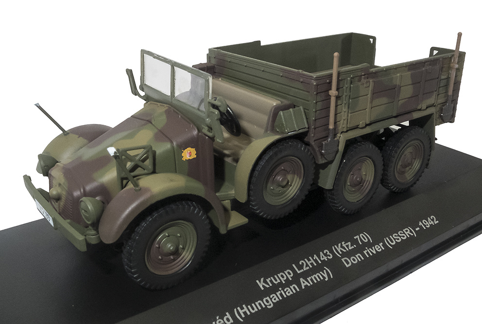 Krupp L2H143 (Kfz.70), Honvéd, Hungarian Army, Don River, USSR, 1942, 1:43, Atlas 