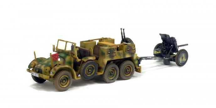 Krupp Protze L2H143 + PAK 35/36, France, 1943, 1:72, Solido 