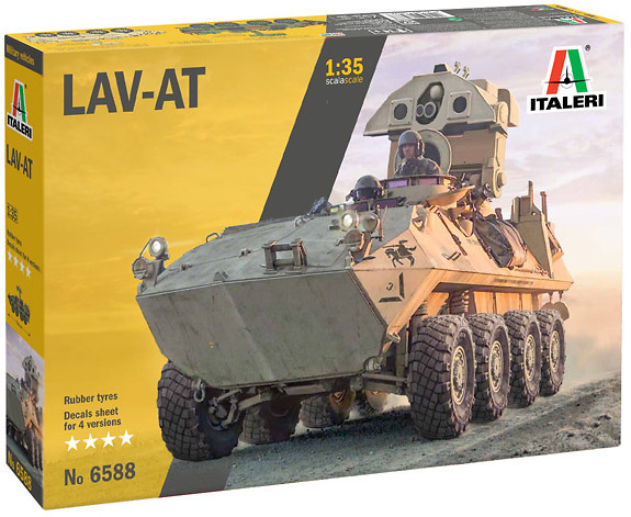 LAV-AT, Vehicle with anti-tank missiles, US Army, , 1:35, Italeri 