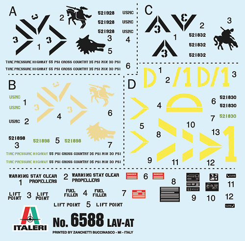 LAV-AT, Vehicle with anti-tank missiles, US Army, , 1:35, Italeri 