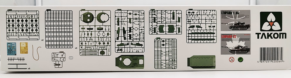 Leopard 1 A5/C2, Main Battle Tank, 1:35, Takom 