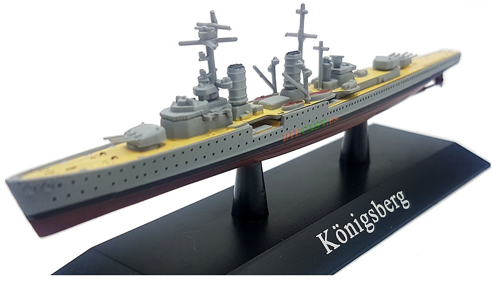 Light Cruise Königsberg, Kriegsmarine, 1929, 1: 1250, DeAgostini 