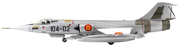 Lockheed F-104G Starfighter C8-2/104-02, Spanish Air Force, 2017, 1:72, Hobby Master 