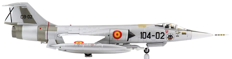 Lockheed F-104G Starfighter C8-2/104-02, Spanish Air Force, 2017, 1:72, Hobby Master 