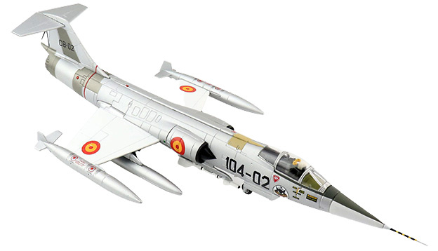 Lockheed F-104G Starfighter C8-2/104-02, Spanish Air Force, 2017, 1:72, Hobby Master 