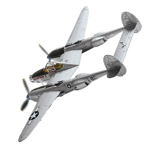 Lockheed P-38J Lightning, 44-23590 'Scrapiron IV' Capt. L E Blumer, France, 1944, 1:72, Corgi 