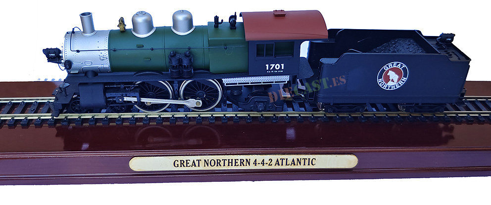 Locomotive Great Northern 4-4-2 Atlantic #1701, H0 