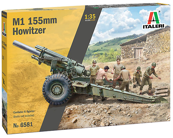 M1 155mm Howitzer, 1:35, Italeri 