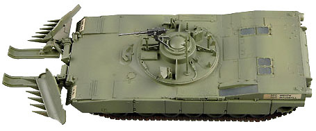 M1 Panther with Mine Plow, 1:72, Easy Model 