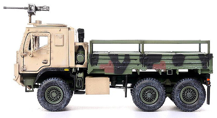 M1083 FMTV, Armored 6x6 5-Ton Truck with Gun Dual Camouflage US Army, 1:72, Panzerkampf 