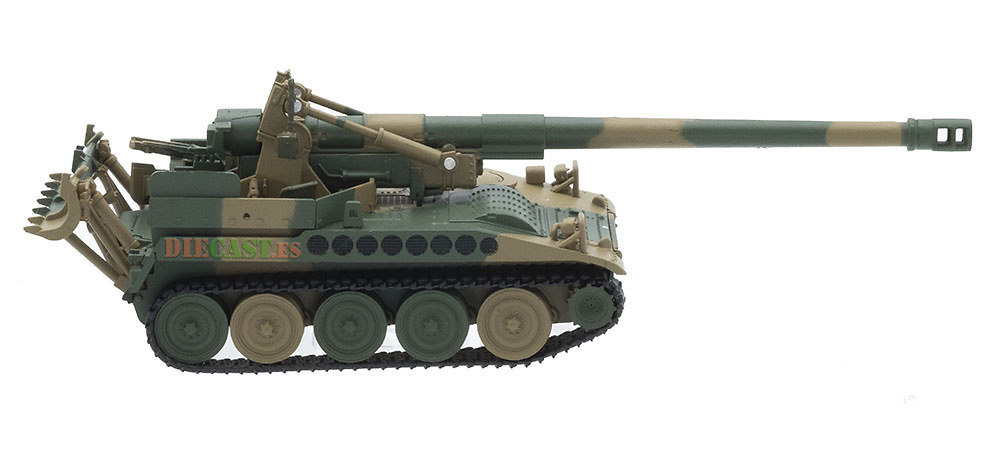 M110 Self-Propelled Howitzer, 203 mm., JGSDF, Japan, 1:72, DeAgostini 