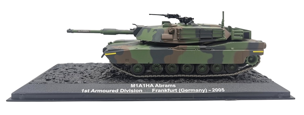 M1A1HA Abrams, 1st Armoured Division, Frankfurt, 2005, 1:72, Atlas 