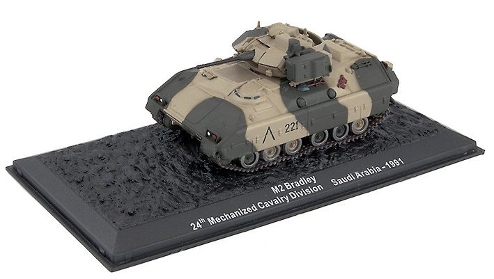 M2 Bradley, 24th Mechanized Cavalry Division, Saudi Arabia, 1991, 1:72, Altaya 