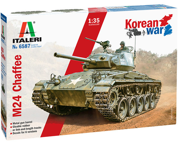 M24 Chaffee, Korean War, 1:35, Italeri 