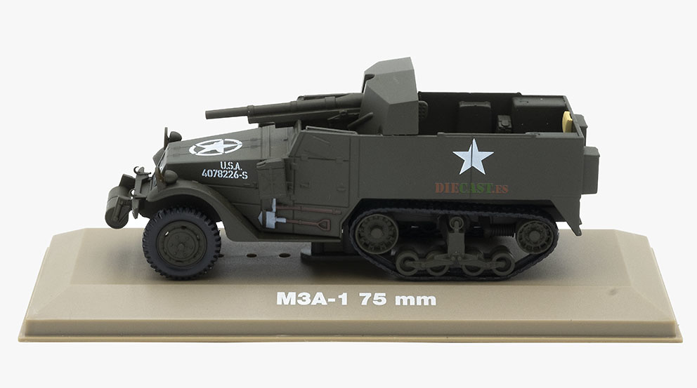 M3A-1 75 mm, Gun Motor Carriage, USA, WW2, 1:43, Atlas 