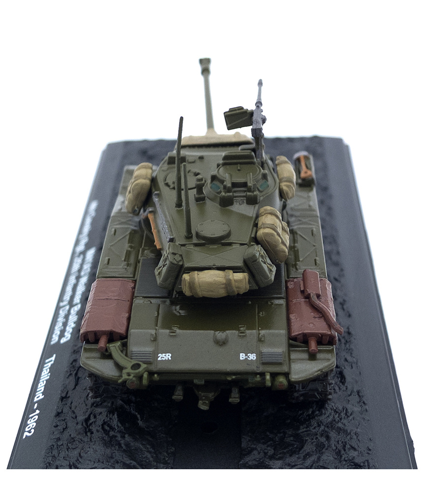 M41A3 Walker Bulldog, 4th Cavalry, 25th Infantry Division, Thailand, 1962, 1:72, Altaya 