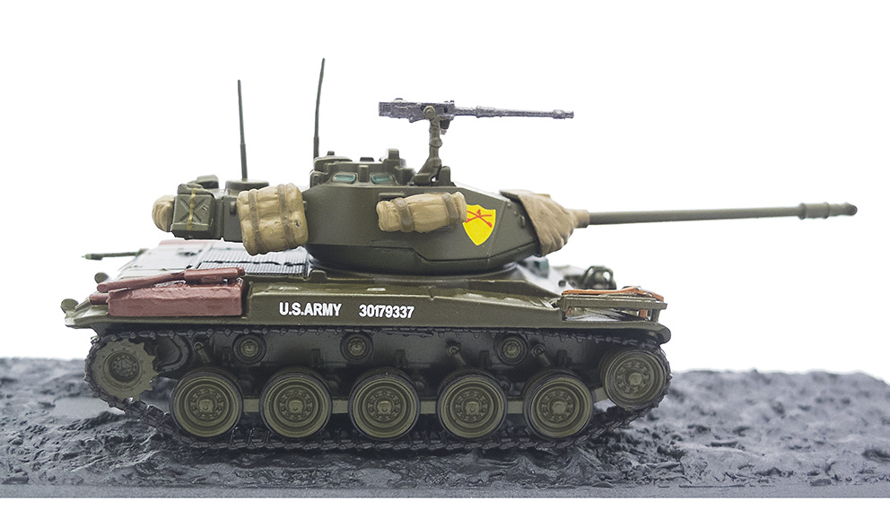 M41A3 Walker Bulldog, 4th Cavalry, 25th Infantry Division, Thailand, 1962, 1:72, Altaya 