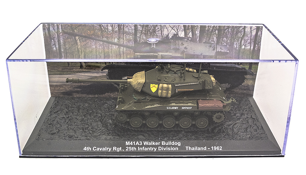 M41A3 Walker Bulldog, 4th Cavalry, 25th Infantry Division, Thailand, 1962, 1:72, Altaya 