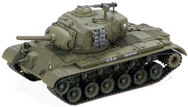 M45 Pershing 105 mm., 6th Tank Battalion, Pusan Perimeter, Korea, 1950, 1:72, Hobby Master 