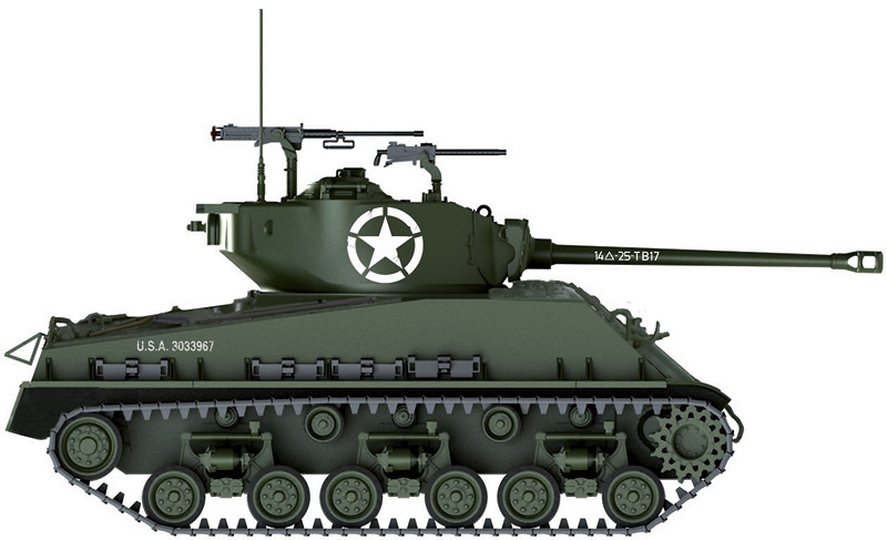 M4A3E8 Sherman 