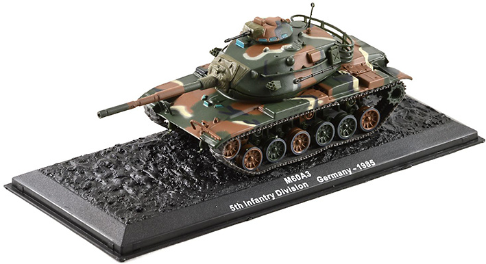 M60A3, 5th Infantry Division, geramny, 1985, 1:72, Altaya 