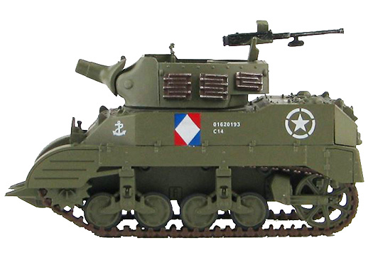 M8 HMC Free French Army, WWII, 1:72, Hobby Master 