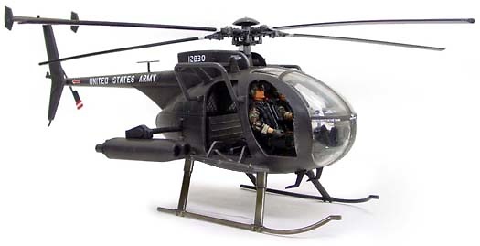 MH-6 Little Bird Night Stalker, U.S. Helicopter, 1:18, Elite Force - -  DIECAST.es