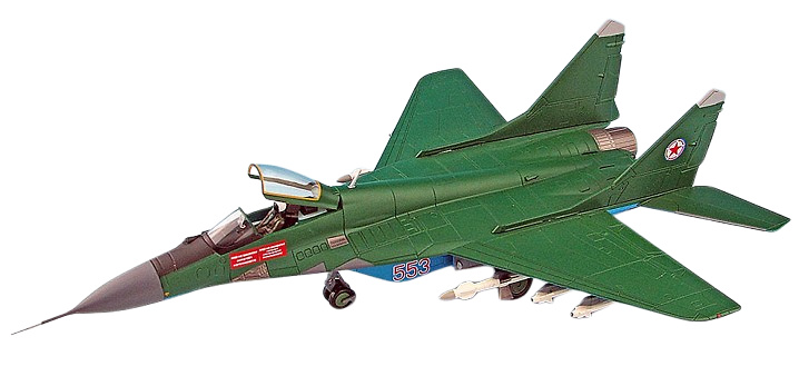 MIG-29A Fulcrum 553, North Korea Air Force, 2015, 1:72, Hobby Master 