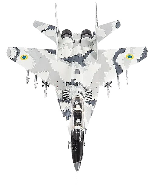 MIG-29UB Fulcrum B, Ukrainian Air Force, Vasylkiv Airbase, 2021, 1:72, JC Wings 