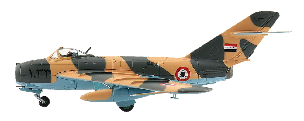 MIG17F Fresco, Syrian Air Force, 1033, 1968, 1:72, Hobby Master 